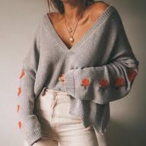 Wildfox Palmetto Rose Sweater